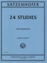 24 Studies for bassoon