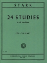 24 Studies in all Tonalities for clarinet