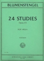 24 Studies op.33 for viola solo