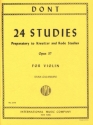 24 Studies op.37 for violin solo