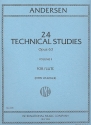 24 technical studies op.63 vol.2 for flute WUMMER, JOHN, ED