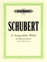 25 ausgew�hlte Werke f�r M�nnerstimmen (M�nnerchor) mit und ohne Instrumente Partitur