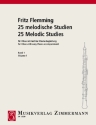 25 melodische Studien Band 1 f�r Oboe und Klavier