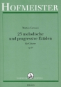 25 melodische und progressive Et�den op.60 f�r Gitarre