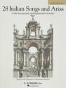 28 Italian Songs and Arias of the 17th and 18th centuries for medium-high voice and piano