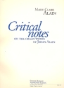 Critical notes on the organ works of Jehan Alain