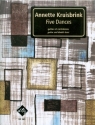 5 Dances for guitar and double bass score and parts