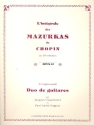 Mazurkas op.67 pour 2 guitares partition et parties