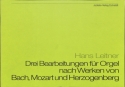3 Bearbeitungen f�r Orgel