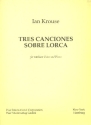 3 canciones sobre Lorca for medium voice and piano