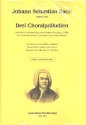 3 Choralpr�ludien f�r Streichorchester Partitur und Stimmenset (5-5-4-3-2)