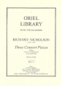 3 Concert Pieces for 5 recorders (SSATB) score and parts