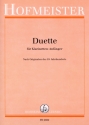 3 Duette nach Originalen des 19. Jahrhunderts f�r 2 Klarinetten Partitur