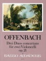 3 Duos concertants op.21 f�r 2 Violoncelli,  Stimmen