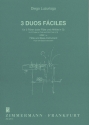 3 Duos faciles f�r 2 Fl�ten (Fl�te und Altfl�te in G oder Fl�te und Ba�) 3 Spielpartituren