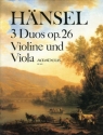 3 Duos op.26 f�r Violine und Viola Stimmen
