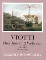 3 Duos op.30 f�r 2 Violoncelli Partitur und Stimmen