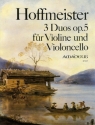 3 Duos op.5 f�r Violine und Violoncello Stimmen