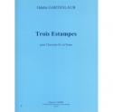 3 Estampes pour clarinette et piano