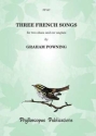 3 French Songs for 2 oboes and cor anglais score and parts