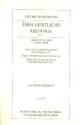 3 geistliche Ges�nge op.31 f�r gem Chor a cappella Partitur