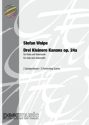 3 kleinere Kanons op.24a f�r Viola und Violoncello 2 Spielpartituren