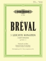 3 leichte Sonaten op.40,1-3 f�r Violoncello und Kontraba� und Klavier ad lib