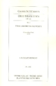 3 Motetten op.52,3 Herr erh�re meine Worte f�r gem Chor a cappella Chorpartitur