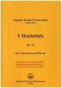 3 Nocturnes op.15 f�r Violoncello und Klavier