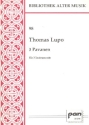 3 Pavanen f�r 3 Instrumente 3 Partituren
