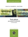 3 pi�ces faciles pour guitare et violoncelle partition et partie