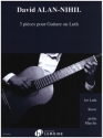 3 pi�ces pour guitare (luth)
