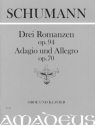 3 Romanzen op.94 / Adagio und Allegro op.70 / Abendlied op.85,12 f�r Oboe und Klavier
