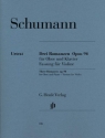 3 Romanzen op.94 f�r Oboe und Klavier Fassung f�r Violine und Klavier
