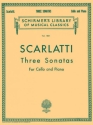 3 Sonatas for violoncello and piano
