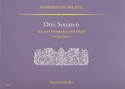 3 Sonaten f�r 2 Trompeten und Orgel