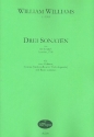 3 Sonaten (Nr.1, 3 und 5) f�r 2 Violinen, Violone (Violoncello/Viola da gamba) und Bc Partitur und Stimmen (Bc nicht ausgesetzt)