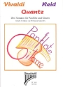 3 Sonaten von Vivaldi, Quantz und Reid f�r Panfl�te und Gitarre Partitur und Stimme