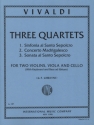 3 string quartets F.XI:7, XI:10 and XVI:2 for 2 violins, viola and violoncello parts