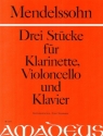 3 St�cke f�r Klarinette, Violoncello und Klavier