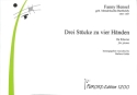 3 St�cke f�r Klavier zu 4 H�nden Spielpartitur