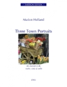 3 Town Portraits for clarinet, violin, viola and cello score and parts
