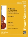 30 Et�den zur Erzielung eines kr�ftigen Tones und rhytmischer Sicherhe f�r Kontrabass und Klavier Klavierbegleitung