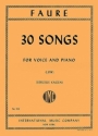 30 Songs for low voice and piano (fr/en)