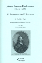 30 Suitens�tze und 2 Toccaten f�r Cembalo (Orgel)