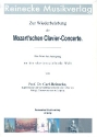 Zur Wiederbelebung der Mozart'schen Clavier-Concerte