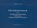 Intonationen zum Gotteslob der Bistmer Hamburg, Osnabrck, Hildesheim fr Orgel
