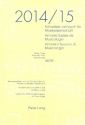 Schweizer Jahrbuch fr Musikwissenschaft Band 34/35 (2014/2015)