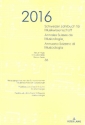 Schweizer Jahrbuch fr Musikwissenschaft Band 36 (2016)
