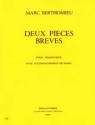 BERTHOMIEU Marc Pices brves (2) violoncelle et piano Partition